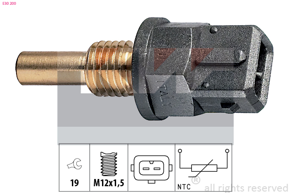 Senzor,temperatura lichid de racire 530 200 KW